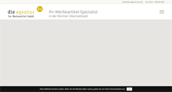 Desktop Screenshot of die-agentur-da.de